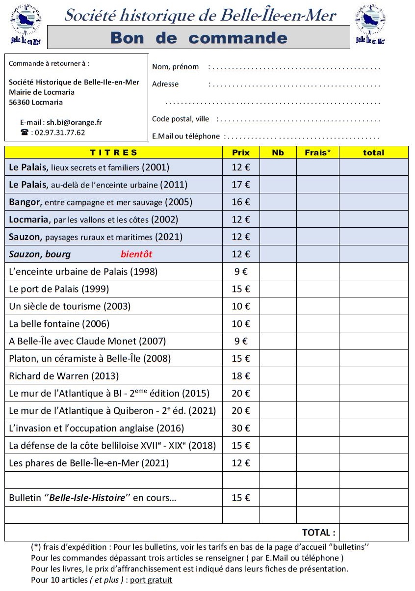 Bon de commande